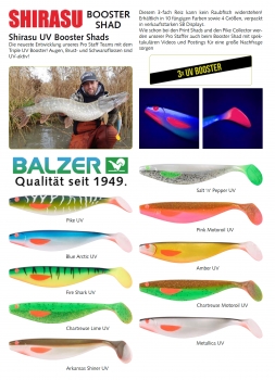 Balzer Shirasu UV Booster Shads 10cm